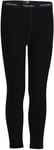 Icebreaker Kids 200 Oasis Leggings black 6 år