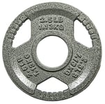 Sporzon! Plaque de poids olympique en fonte de 5,1 cm pour musculation, haltérophilie et crossfit, simple, gris