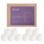 Levoit filtres de Rechange pour humidificateur, compatibles avec Dual150, Dual200S, Classic300(S), LV600S 10 Pack Blanc