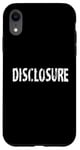 Coque pour iPhone XR « Divulgation » Alien / USO / UAP / Alien / Drones de chasse OVNI