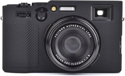 Coque en Silicone pour Appareil Photo Fuji X100 VI,Housse de Protection Ultra Fine en Caoutchouc Souple,Anti-Rayures Fine et légère pour Appareil Photo Fujifilm X100VI-Noir