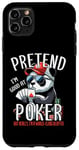 Coque pour iPhone 11 Pro Max Poker Panda Jeu de cartes à jouer Panda