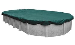 Pool Mate 391632-4-PM Bâche d'hiver Ovale pour Piscine Hors Sol Vert Sarcelle 4,9 x 9,8 m