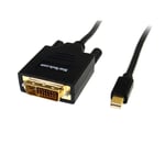 StarTech.com Cble Adapteur Mini DisplayPort® vers DVI de 1.8 m - Convertisseur Mini DP - Mini DisplayPort Mle - DVI-D Mle - 19