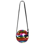 Boland- Sac à bandoulière Holo Rainbow 20 cm 36011-Sac, Taille, Arc-en-Ciel, Accessoire, Festival, fête à thème, karenval, 10235844, 20