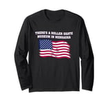 Nebraska Roller Skate Museum Trivia Roller Skates Long Sleeve T-Shirt