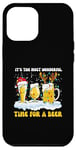 Coque pour iPhone 12 Pro Max Lover Christmas It's The Most Wonderful Time for a Beer