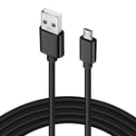 Câble Micro USB, 4,5m Long Chargeur USB Câble, Charge Rapide Android Phone Câble Micro USB Compatible pour Samsung Galaxy S7/ S6/ S5, Contrôleur PS4 Câble, Xbox One, HTC, Sony, LG, Nexus Noir