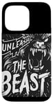 Coque pour iPhone 14 Pro Max Déclaration cool Unleash the Beast pour garçons et filles