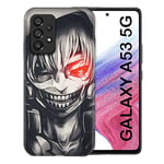 Coque pour Samsung Galaxy A53 5G Manga Tokyo Ghoul Kaneki Noir