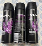 Lynx XL 48-H High Definition Fragrance Excite Body Spray Deodorant 3 Pack, 200ml