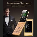 2G Gsm Flip Mobile Phone For Elderly Dual Display 3.0 Inch Big Button Cell Phone