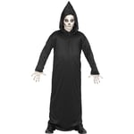 W WIDMANN MILANO Party Fashion - Costume Enfant Faucheur, robe noire, Grim Reaper, Costumes de carnaval, Halloween