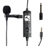 Industry Standard Sound ISSLM100 Microphone Lapel Microphone for Iphone and Android, Smartphones, Tablets and Nikon Cameras