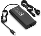 130W Dell Chargeur USB C 20V 6,5A Ordinateur Portable pour Latitude 7410 7310 7210 9410 9510 9575 5420 5520 5510 XPS 15 2in1 9575 Precision 5530 2in1 5550 5750 3560 3550 3551 Adaptateur.[G93]