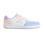 Kappa Homme Malone Jr Lace Chaussures de Sport, Blanc/Rose/Bleu (White Pink Blue Lt), Taille Unique