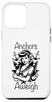 iPhone 12 Pro Max Navy Sailor Vintage WW2 Pin Up Girl Anchors Aweigh Case