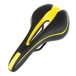 DAUERHAFT Breathable Comfortable Ultralight Bike Saddle Shock Absorption,for Most Road Bikes Great Replacement Accessory for Bike(yellow)