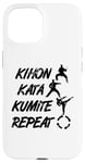 Coque pour iPhone 15 Karate Pillars Martial Artist