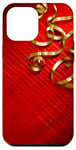 iPhone 12 Pro Max Festive Wrap And Ribbon Red Christmas Holiday Winter Fun Case