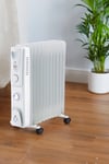 Electric 2500W 11 Fin Oil Filled Radiator