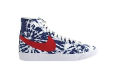 Nike Childrens Unisex Blazer Mid SE Multicolor Kids Trainers - White/Navy Canvas - Size UK 5