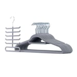 50pc Velvet Hangers - Heavy Duty Coat Hanger, Non Slip 360° Swivel Hooks