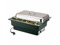 Chafing Dish Elektrisk 1/1Gn 8,5 Liter Sort Pp Og Rustfri Stål