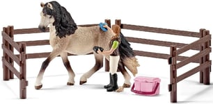 SCHLEICH - Accessoires de l'univers des chevaux - Kit de soin pour chevaux an...