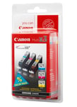 Canon CLI-521 C/M/Y Multi pack - 3-pack - gul  cyan  magenta - original - blekkbeholder