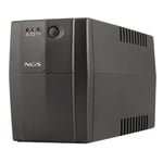 NGS FORTRESS900V3 - Onduleur Hors Ligne SAI, Off Line UPS 600 VA, Tension de Sortie Constante 360W pour 2 Prises Schuko