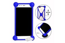 PH26 Coque et étui téléphone mobile bumper antichoc pour realme x50 pro 5g super silicon de qualité - bleu