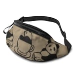 XCNGG Sac de taille en cours d'exécution Sac de taille de loisirs Sac de taille Sac de taille de mode Panda Print Fanny Packs for Women and Men Waist Bag Adjustable Belt for Outdoors Workout, Travelin