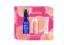 Melvita - Kit SDR Noël 24 - Eau Florale de rose bio, Essence Source de Roses et Crème Source de Roses