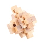 10X(WoodPuzzle Brain Teaser Toy Games for Adults / Kids A4H5)3761