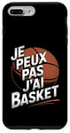 Coque pour iPhone 7 Plus/8 Plus Je Peux Pas J’ai Basket Homme Humour Basketball Vintage