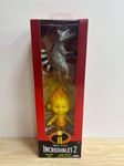 Disney Pixar Incredibles 2 Jack Jack and Raccoon Articulation Figures New Boxed.