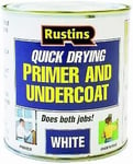 Premium WHPU500 500ml Quick Dry Primer Undercoat White Rustin S Qu Fast Shippin