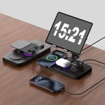 Multifunctional Fast Wireless Charger With Clock For Apple Watch Ultra iPhone 16