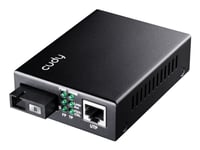 Cudy Mc100gsb-60B, 1000 Mbit/S, Snabb Ethernet, Gigabit Ethernet, 10,100,1000 Mbit/S, 1000 Mbit/S, 40000 M, Flerläge, Enkelläge