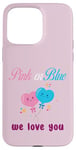 Coque pour iPhone 15 Pro Max Ballons roses ou bleus