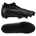 PUMA Ultra Match + Laceless FG/AG Eclipse - Svart/Vit Barn, storlek 28