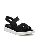 ECCO Femme Yuma Sandales, Noir, 35 EU