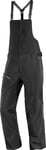 Salomon Men's Moon Patrol GORE-TEX Bib Pants Deep Black, Deep Black/, M