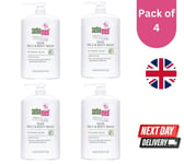 4x Sebamed 1L Liquid Face & Body Wash Gentle Soap-Free pH 5.5 for Sensitive Skin