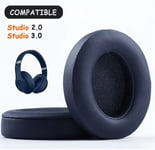 Replacement Ear Pad Soft Cushion Cover Beats Studio 2 3 Wireless/Wired Navy Blue