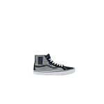 Baskets En Cuir Noires Et Blanches Pour Hommes Vans Authentiques