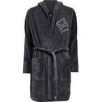 CR7 Cristiano Ronaldo Cotton Bathrobe Grå bomull Medium Herre