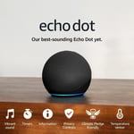 Echo Dot (5th generation, 2022 release) | Big vibrant sound Wi-Fi and Bluetooth