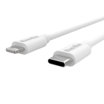 Smartline Lång USB-kabel USB-C - Lightning 2m iPad Mini 1 7.9 (2012) vit